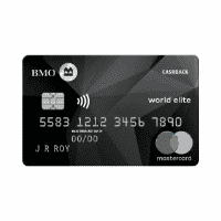 BMO CashBack World Elite Mastercard logo